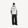 T-shirt oversized masculina Balenciaga | Colaboração com a NBA em branco/multicolorido
