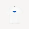 T-shirt oversized masculina «Wet Brush» em branco