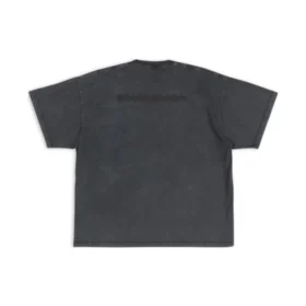 T-shirt Oversized Strike 1917 «Preto Desbotado» 694576TMVJ61055