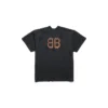 T-shirt Paris Moon com estampa dupla na frente, oversized «Preto» 791615TQVY22020