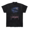 T-shirt Paris Moon Oversized «Black Faded» 739028TOVE41055