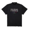 T-shirt Paris Strass Oversized «Preto» 787349TRVL51000