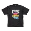 T-shirt Paris Tropical, corte médio, «Preto» 764235TPVL91569