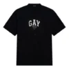 T-shirt Pride de corte largo «Preto» 651795TLV931000
