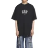 T-shirt Pride de corte largo «Preto» 651795TLV931000