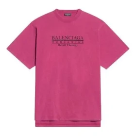 T-shirt Retail Therapy Slit «Burgundy Black» 675016TLVB16165
