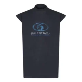 T-shirt sem mangas de surfista «Preto Azul» 767844TPVM31412 T-shirt sem mangas de surfista «Preto Azul» 767844TPVM31412