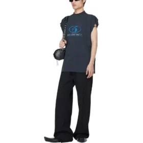 T-shirt sem mangas de surfista «Preto Azul» 767844TPVM31412 T-shirt sem mangas de surfista «Preto Azul» 767844TPVM31412