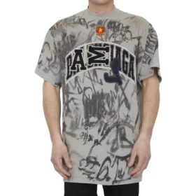 T-shirt Skater Graffiti «Cinza Mesclado» 739028TOVA71300 T-shirt Skater Graffiti «Cinza Mesclado» 739028TOVA71300