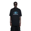 T-shirt Surfer «Preto Azul» 764235TPVU61165
