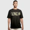 T-shirt Tape Type com corte médio «Black Faded» 739784TOVA91055