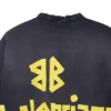 T-shirt Tape Type com corte médio «Black Faded» 739784TOVA91055