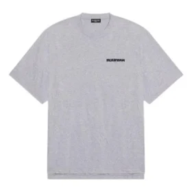 T-shirt Turn Slit «Cinza Preto» 675016TLVB31167