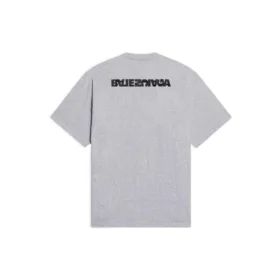 T-shirt Turn Slit «Cinza Preto» 675016TLVB31167