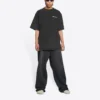 T-shirt Turn Slit «Washed Black» 675016TLVB39034