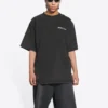 T-shirt Turn Slit «Washed Black» 675016TLVB39034