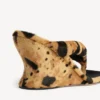Tanga com cunha Gaeta para mulher em padrão leopardo