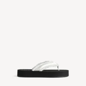 Tanga «Jet Lag» para mulher em branco sujo