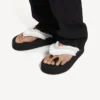 Tanga «Jet Lag» para mulher em branco sujo