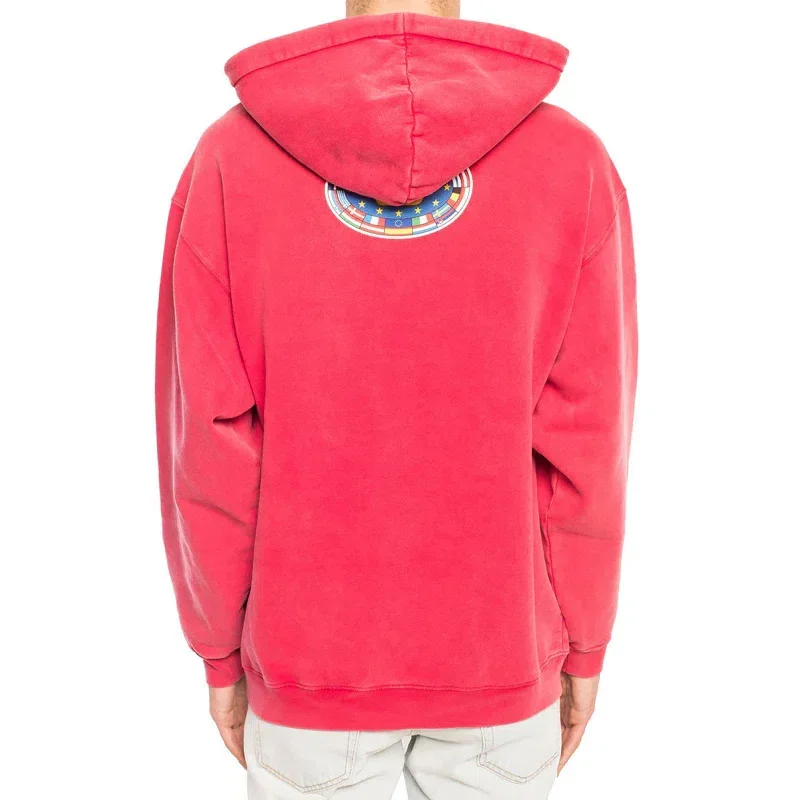 Ténis desportivos de algodão com padrão do logótipo da Balenciaga para homem, cor-de-rosa, 600583THV587764