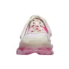 Ténis Triple S com sola transparente “Branco-Rosa” 544351W09ON9025