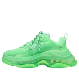 Ténis Triple S com sola transparente «Verde néon» 544351W2CF13801