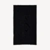 Toalha masculina de estilo techwear em preto