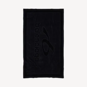 Toalha masculina de estilo techwear em preto