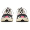 Triple S Mules «Branco, Rosa e Preto com Espuma Dupla e Malha» 755686W3SM15671