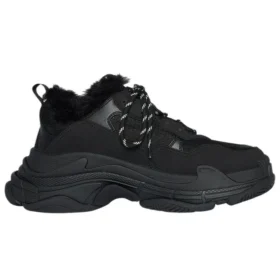 Triple S «Pele sintética – Preto» 668562W3CQ51000