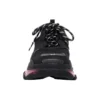 Triple S «Sola Transparente – Preto Rosa Neon» 544351W2FR11053