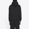 Unissexo FW21 Moletom com logótipo estampado, manga comprida e capuz, preto 600583TKVI81070