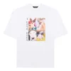 Unissexo «I Love Dogs» com estampado, Branco 641614TJVH19000
