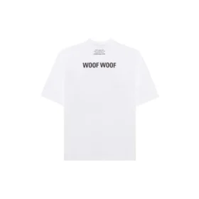 Unissexo «I Love Dogs» com estampado, Branco 641614TJVH19000
