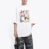 Unissexo «I Love Dogs» com estampado, Branco 641614TJVH19000