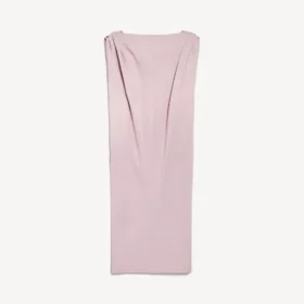 Vestido midi feminino estilo saco em rosa empoeirado