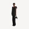 Vestido vareuse para mulher em preto