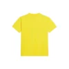 X-Rated, tamanho pequeno, corte justo, manga curta, amarelo 612964TIVA71802