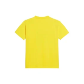 X-Rated, tamanho pequeno, corte justo, manga curta, amarelo 612964TIVA71802